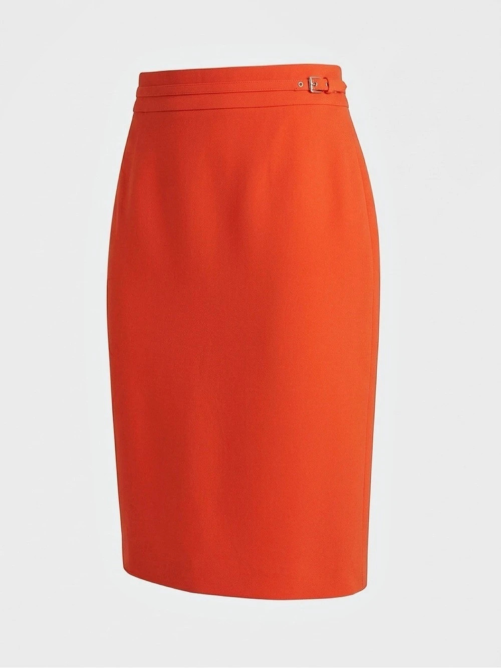 Pencil Skirt in Orange Like New